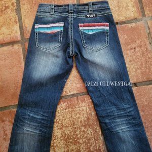 Cowgirl Tuff Serape Sweetheart Bootcut Jeans NWOT